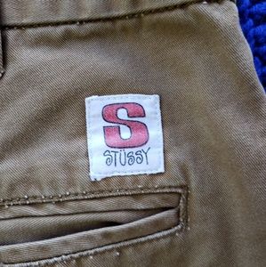 Throwback Stussy Chinos Size 34, Thick Cotton